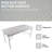 4Ft Rattan Folding Table For Indoor&Outdoor, Portable Foldable Table Rattan Plaited-1882749983