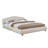 Adelaide Low Profile Arched Padded Queen Platform Bed-528536509
