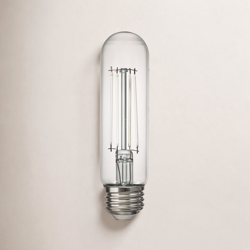 Visual Comfort & Co. LED T10 shape 5W 2700K Soft White E-26 Medium base Clear Edison Style light bulb, 2700 Kelvins