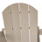 Laguna Outdoor 5-Piece Adirondack Chair With Square Coffee Table Conversation Set-108401500