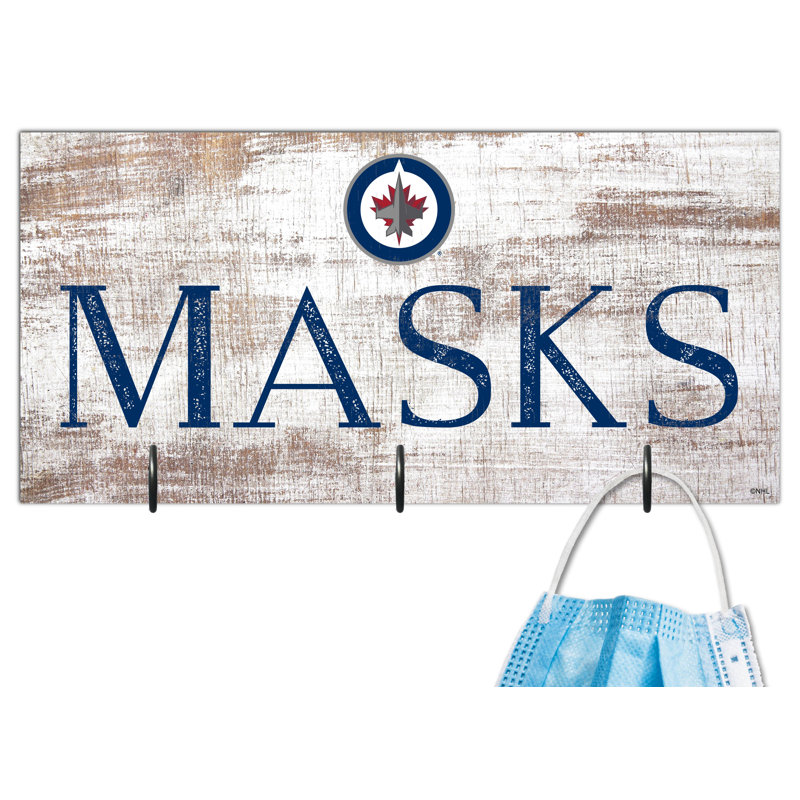 Wall 3 - Hook Wall Mounted Coat Rack, Jets