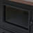 54.9" Kitchen Island With Drop Leaf, Power Outlet, Kitchen Storage Cart With 4 Door Shelves, Cross Barn Doors & Visual Glass Door, Rolling Kitchen Island On 4 Wheels For Kitchen, Dining Room,Black-147441142
