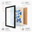 Interlocking Forms Mid-Century - Framed Print-1125416614-1125416611