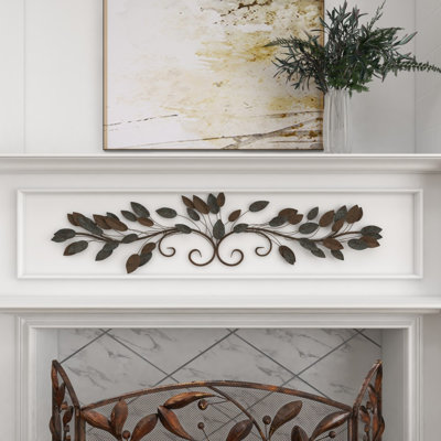 Traditional Plants & Flowers Wall Decor on Metal