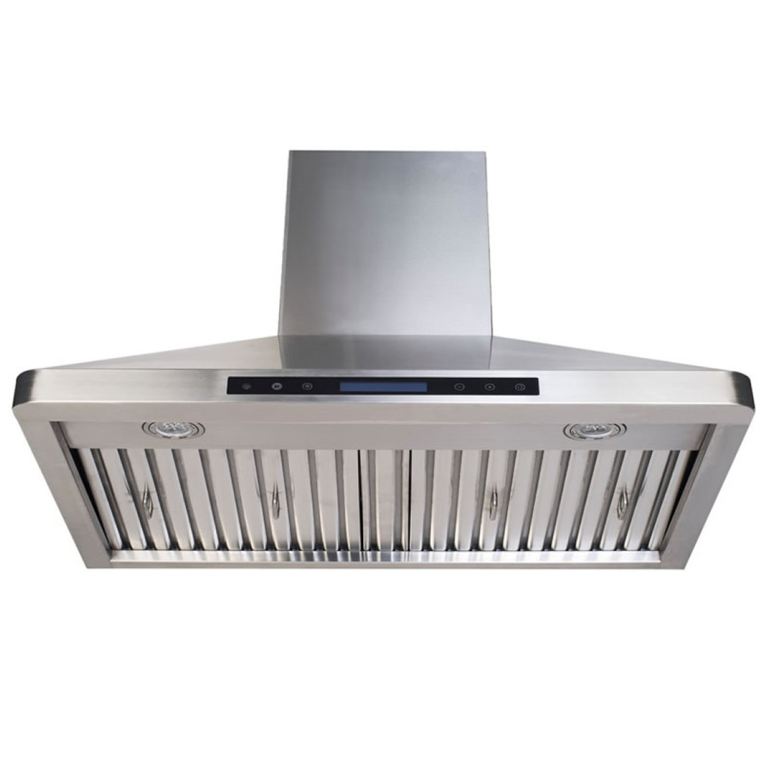 Verona N Series 36 Inch Ducted Wall Mount Range Hood with 600 CFM Verona