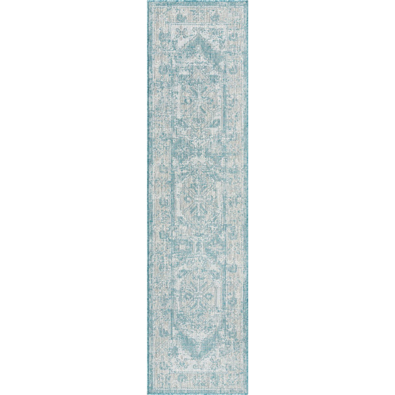 Oriental Indoor / Outdoor Rug, Runner 2' x 7'10"