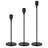 Matte Black Candle Holders Black Candlestick Holders Metal Candle Holder For Wedding, Dinning, Party, Fits 3/4 Inch Thick Candle&Led Candles (Set Of 6 Pcs)-122626277
