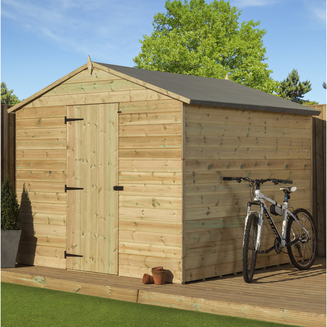 Premier Apex 8 Ft. W x 8 Ft. D Shiplap Wooden Shed