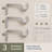 Adjustable Single Curtain Rod with Circle Finials - Grey (50-82 inches)-35540394