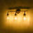 3 - Light Modern Bathroom Vanity Light With Bell Glass Shade