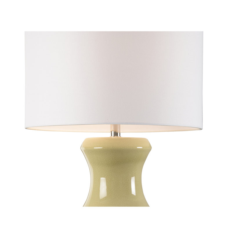 Shelbourne Table Lamp, Moss Crackle Glaze