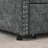Queen Size Daybed With Drawers Upholstered Tufted Sofa Bed,,With Button On Back And Copper Nail On Waved Shape Arms, Grey (84.5"X63.5"X26.5")