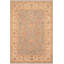 Tapis brun en laine noué à la main 6 pi 5 po x 10 pi Abbigail Southwestern