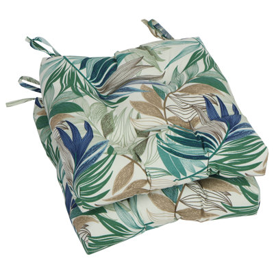 16-Inch Square Outdoor Tufted Chair Cushions (Set Of 2)