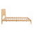 Mid-Century Bamboo Wood Platform Bed-2121345620-2121345623