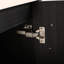 Meuble-lavabo autoportant de 24 po avec lavabo en résine et porte à fermeture douce