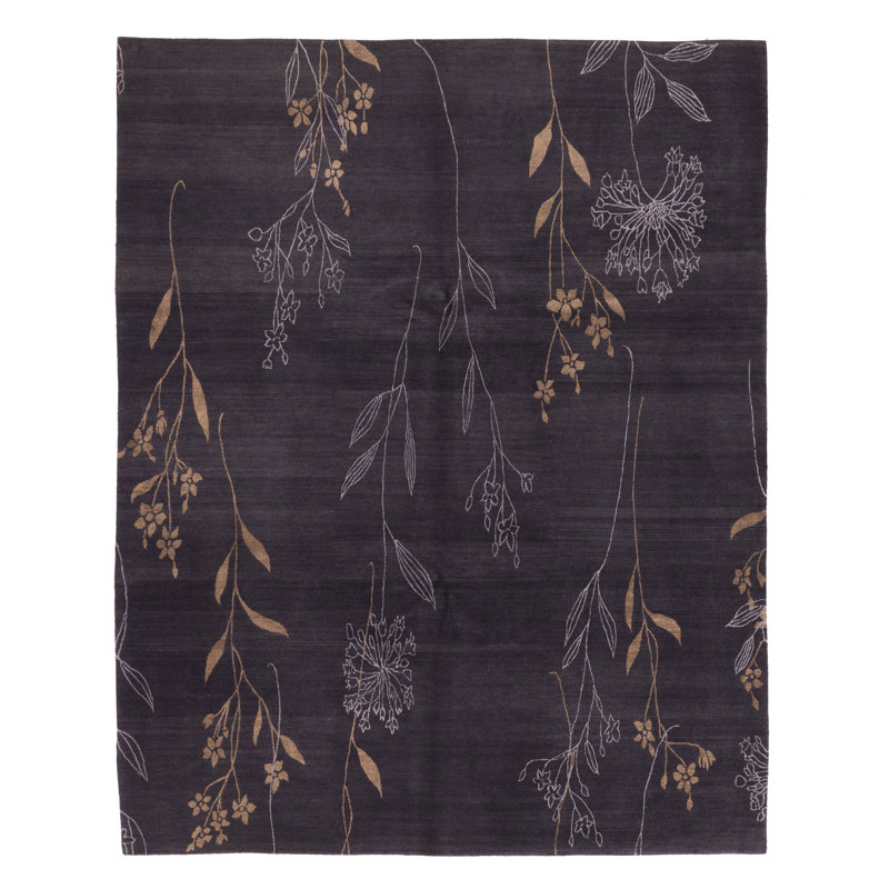 Tapis bleu marine Opulence 8 pi 0 po x 9 pi 11 po