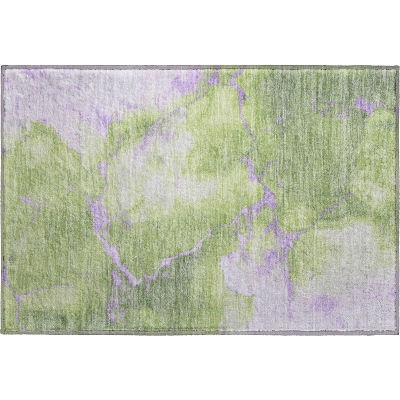 Premium Machine Washable Jacquez AMF1790 Abstract Rug, Rectangle 1'8" x 2'6"