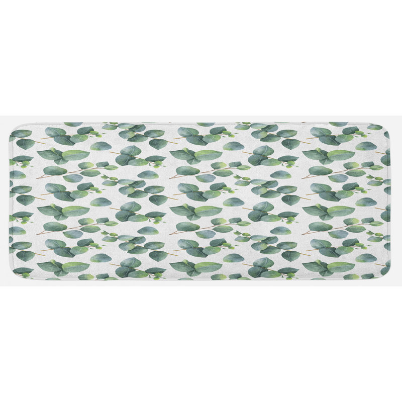 Cottage / Country Floral Synthetic Kitchen Mat
