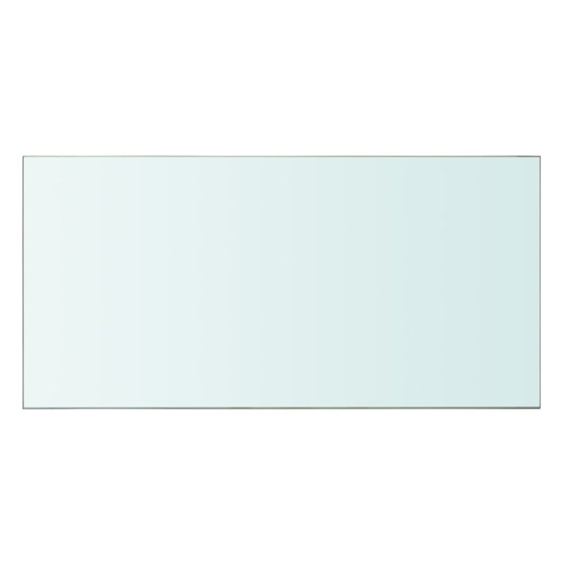 Wall Shelf Floating Shelf Display Shelf Wall Mounted Tempered Glass, 0.31" H x 23.6" W x 11.8" D