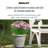 Rustic Style Rolled Rim Wide Vase Planter-87131650-87131649