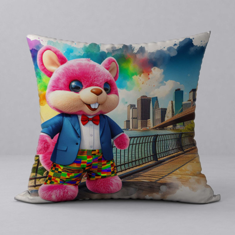 Reversible Throw Pillow