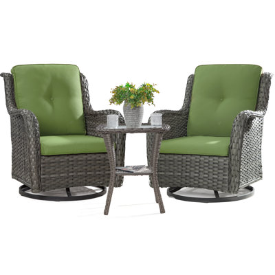Isella 2 - Person Patio Conversation Set with Cushions
