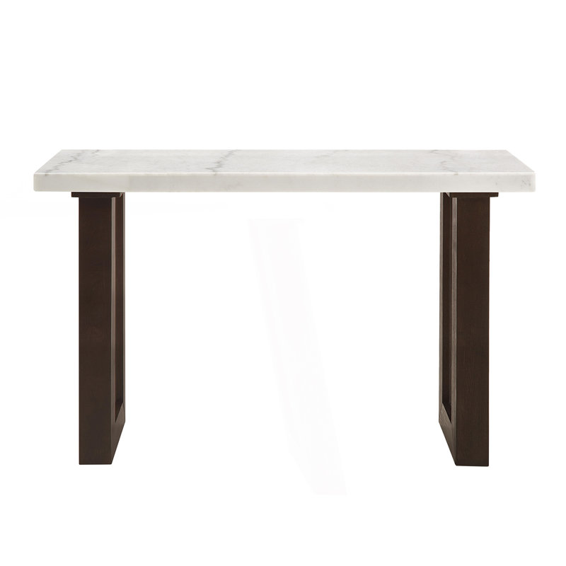 Table de canapé en faux marbre, console, table de couloir
