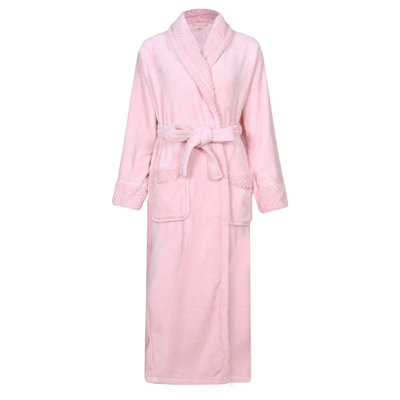 Gracelyn Fleece Girl / Woman+ Mid-Calf Bathrobe with Pockets