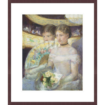 The Loge by Mary Cassatt -Framed Giclee Print