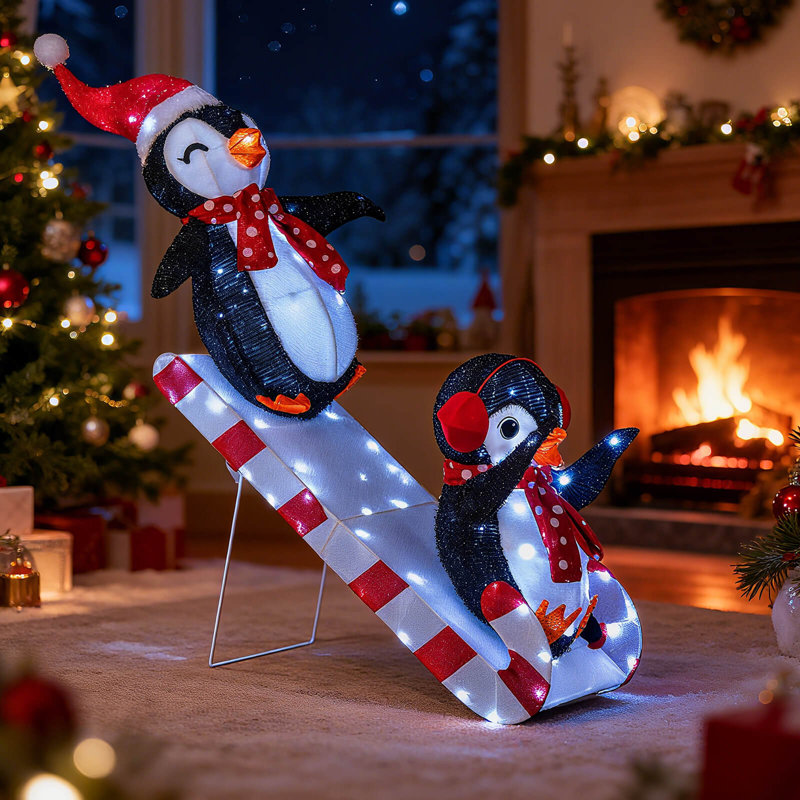 Décoration de Noël lumineuse avec 170 lumières DEL pour jardin de jardin