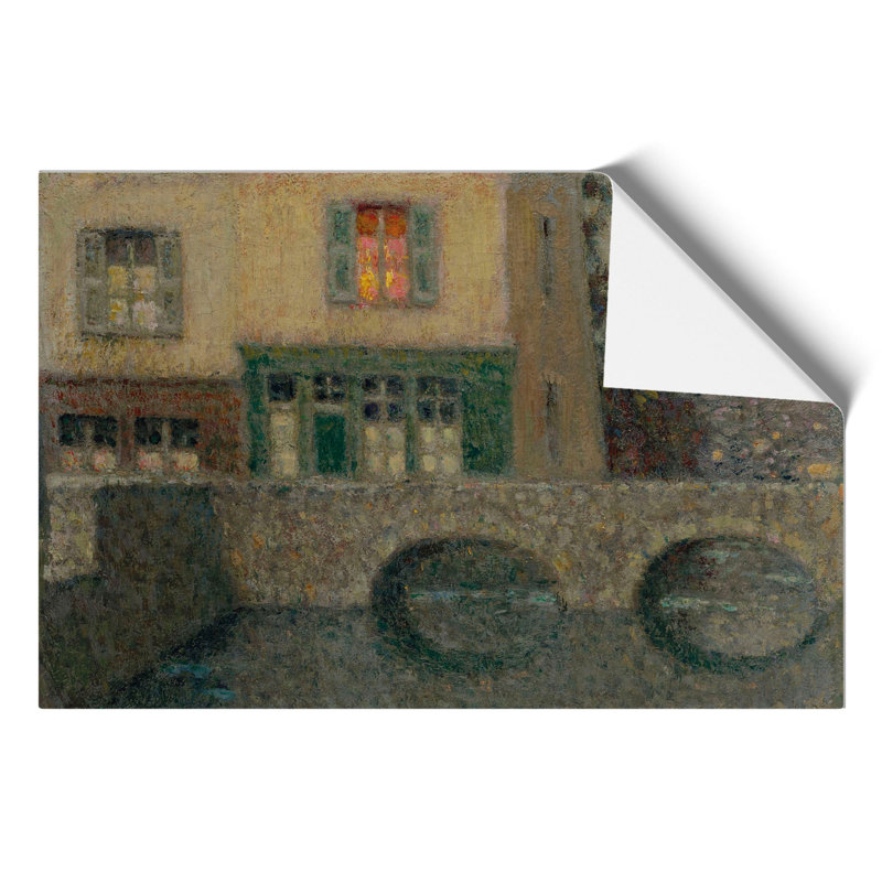 The Bridge by Henri le Sidaner - Frameless Print, 21cm H x 30cm W x 0.1cm D