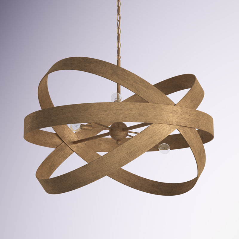Seamus 6 - Light Dimmable Geometric Chandelier