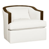 Burlingame Fabric Swivel Barrel Chair