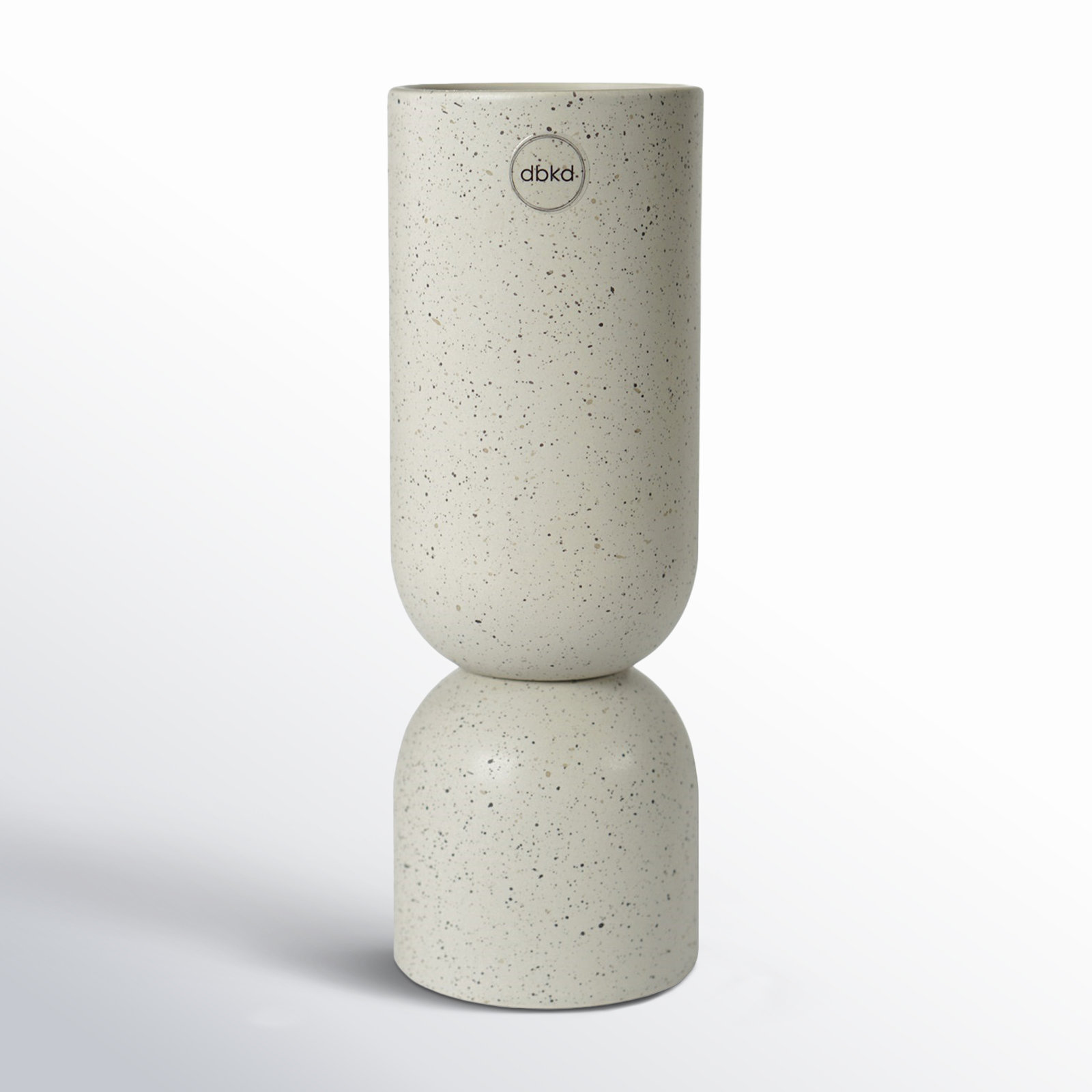 Ceramic Table Vase, White