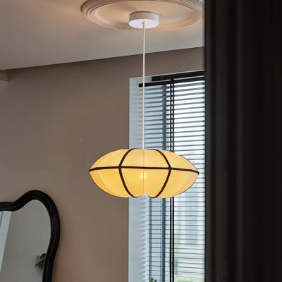 1-Light Pendant Light Foyer Geometric