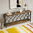 70.9" Industrial Console Table, 2-tier Entryway Table