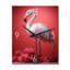 Horloge murale Monochome Flamingo Fading Glow-99631835