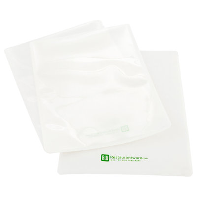 Bag Tek Rectangle Black Plastic Medium Sandwich And Snack Bag - Heat Sealable - 8 3/4" X 6 1/2" - 100 Count Box