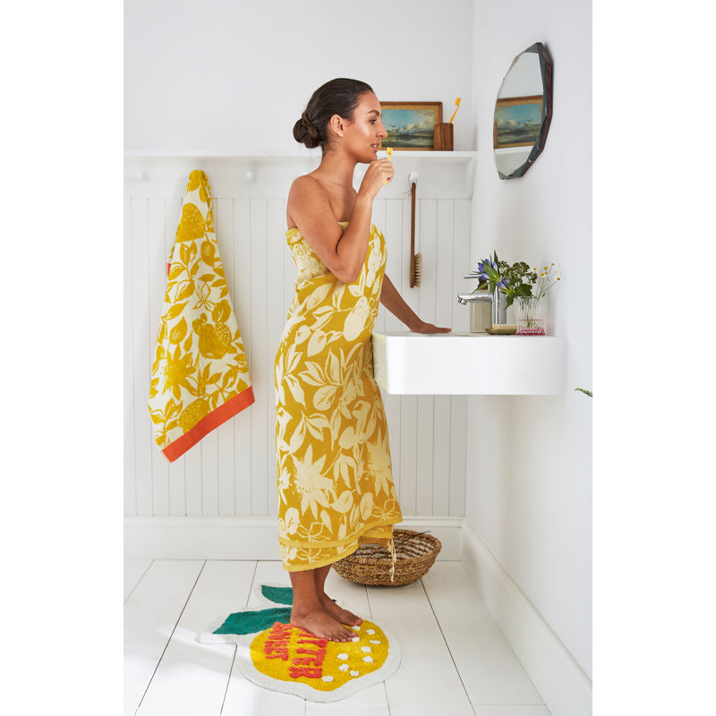 Fruity Floral Bath Towel Single