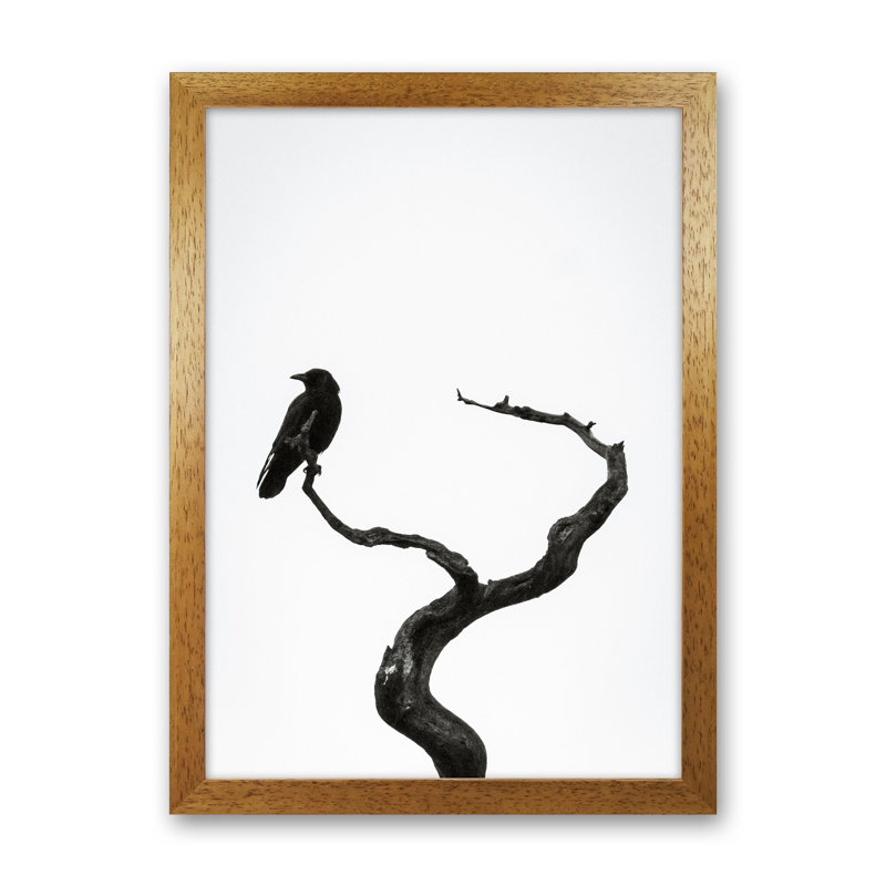 On The Look Out by Victoria Frost - Print, 46cm H x 34cm W x 3cm D, Oak Framed