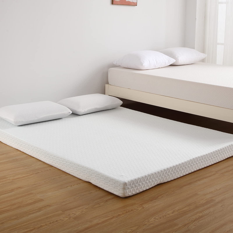 Cronk 4'' Memory Foam Mattress Topper, Queen
