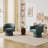 Iryanna 25.2'' Wide Tufted Swivel Barrel Chair-2027843141-2052745383