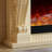 Solid Wood Electric Fireplace-2147107709