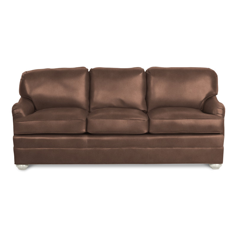 Canapé-lit East Lake, Navajo, Cuir véritable Regent Mink