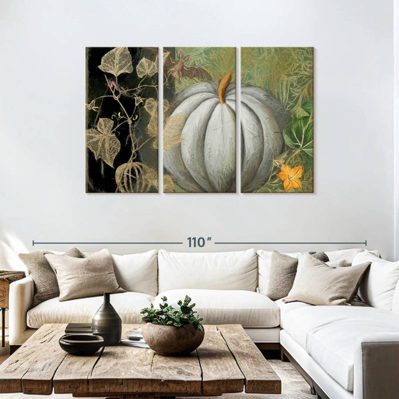 Yarlin Fresh Pumpkin, 48" H x 74" W