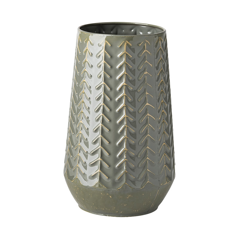 Ceramic / Porcelain Table Vase, Grey