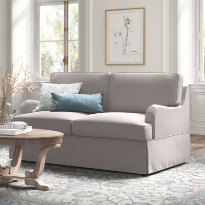 Fabric 61.42'' Reception Loveseat