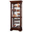Bernadette Solid Wood Lighted Curio Cabinet