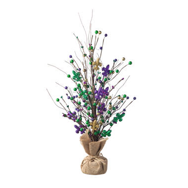 Ceramic Mardi Gras Tree The Holiday Aisle